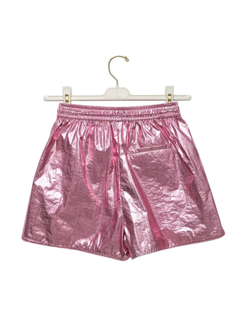 SUMMER METALLIC FOIL SWIM SHORTS