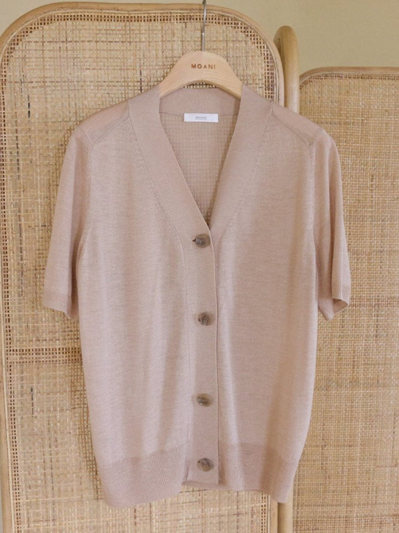 SUMMER V-NECK BUTTON CARDIGAN