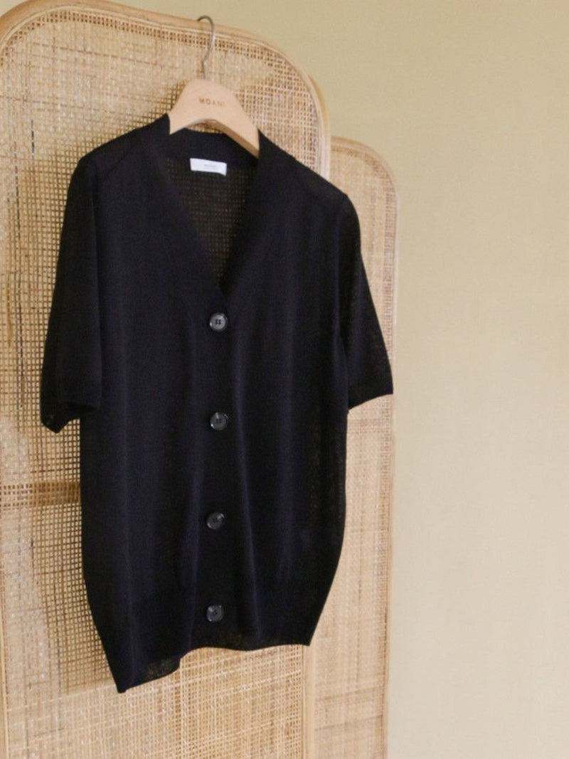 SUMMER V-NECK BUTTON CARDIGAN