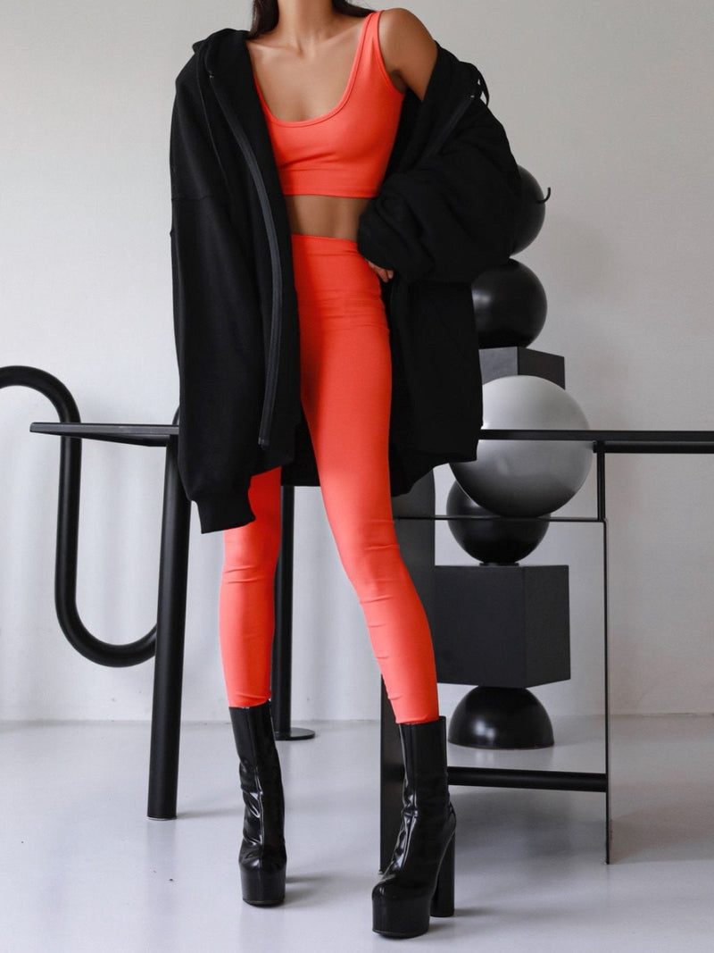 SUPER OVERSIZED PADDED SHOULDER HOODIE