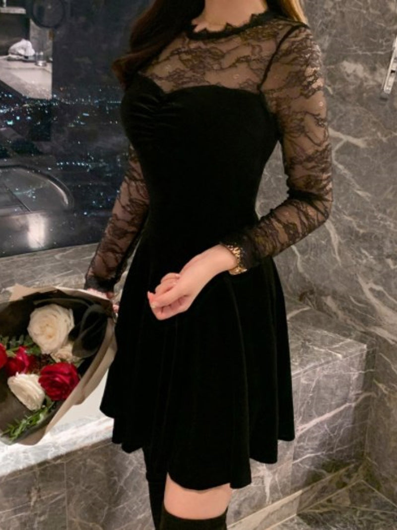 SUZY VELVET DRESS