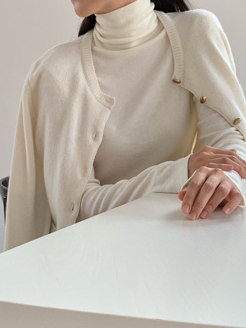 TENCEL WOOL TURTLENECK