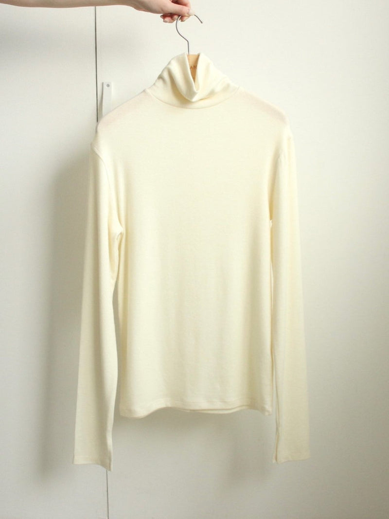 TENCEL WOOL TURTLENECK