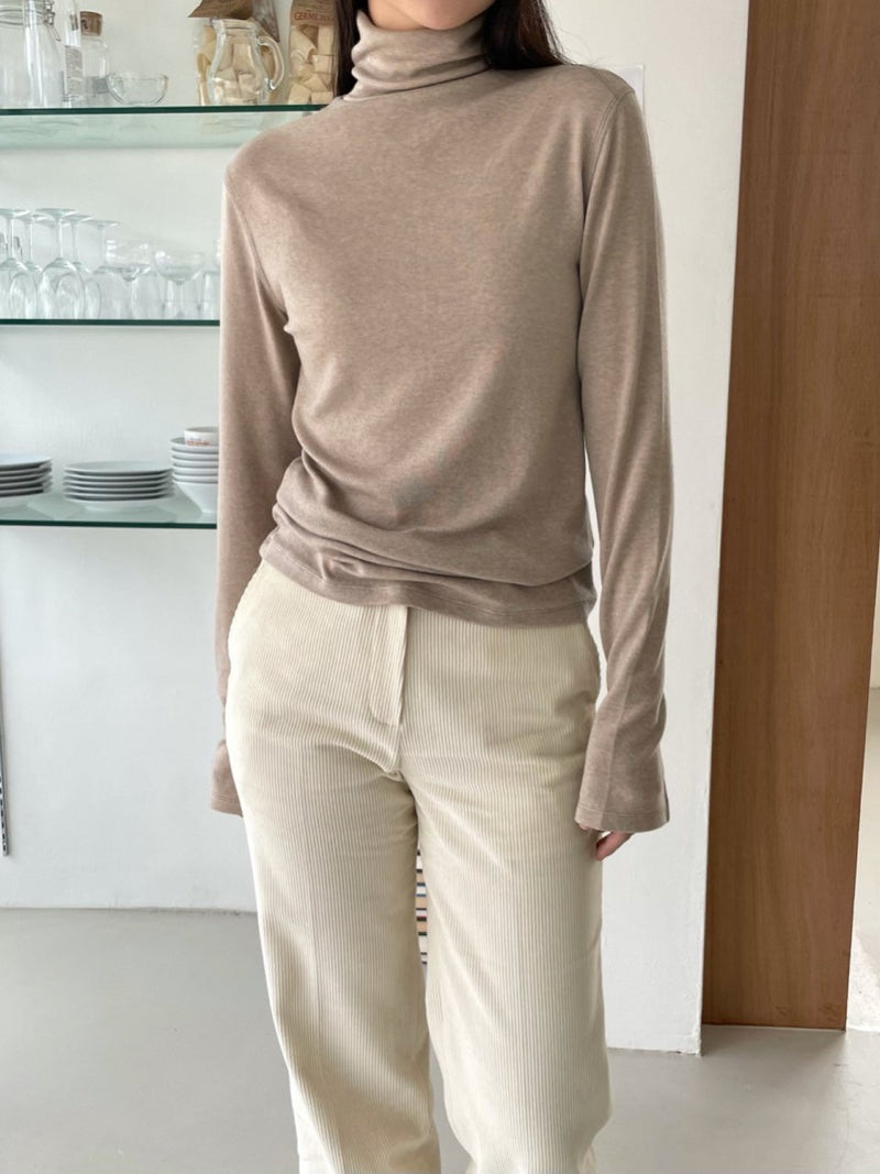 TENCEL WOOL TURTLENECK