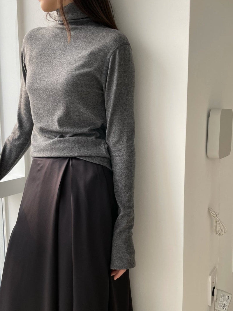 TENCEL WOOL TURTLENECK