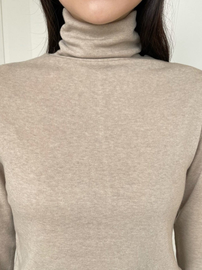 TENCEL WOOL TURTLENECK