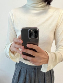 TENCEL WOOL TURTLENECK