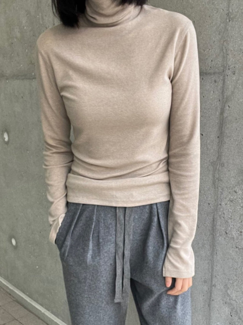 TENCEL WOOL TURTLENECK