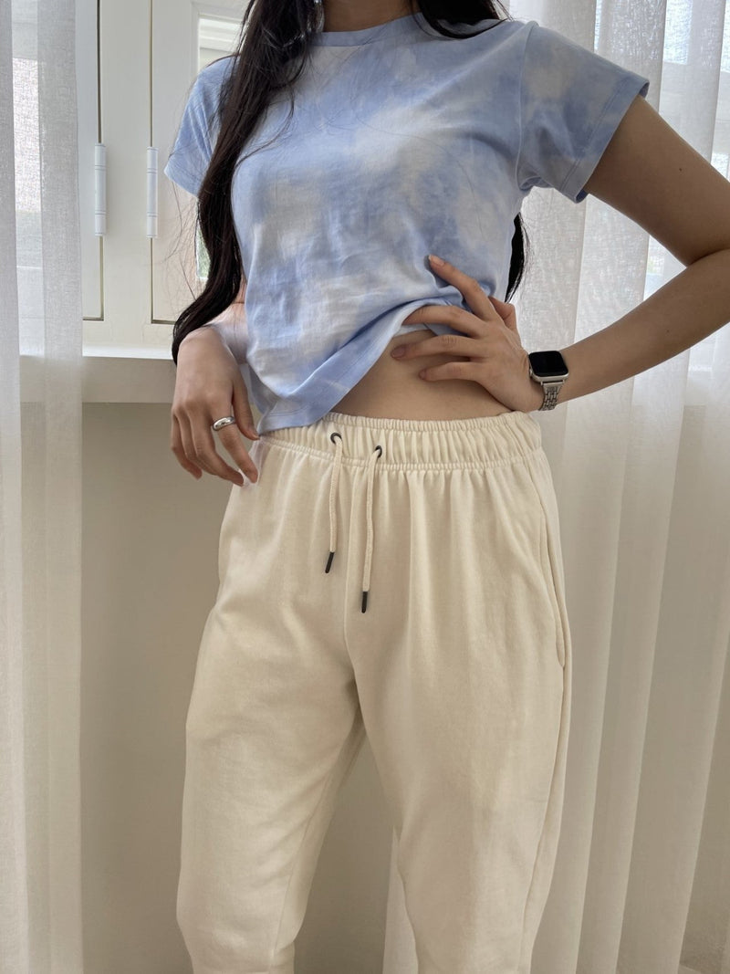 TIE-DYE CROPPED T-SHIRT