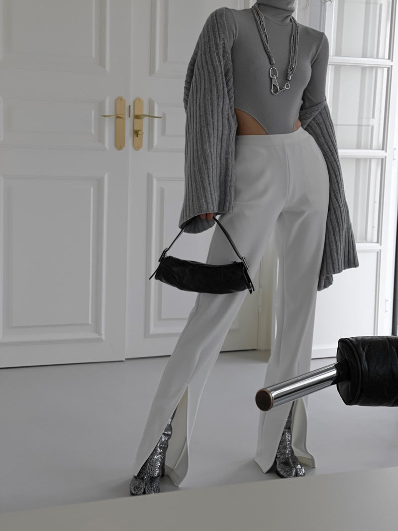 TURTLENECK RIBBED BODY SUIT