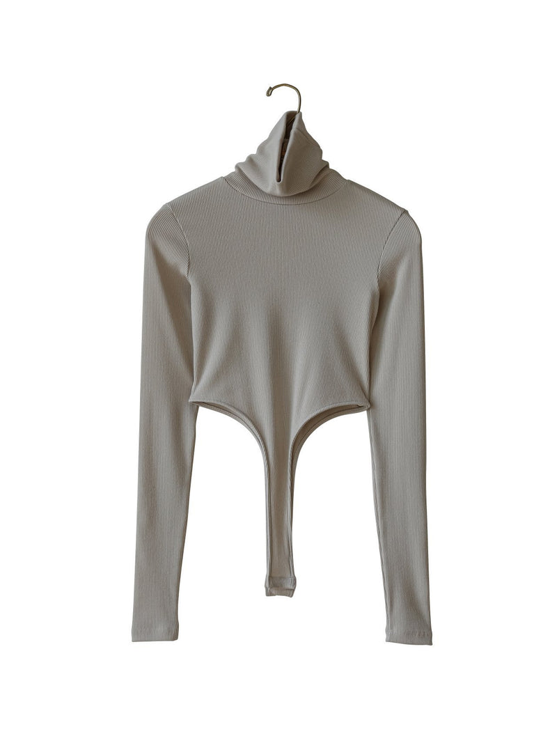 TURTLENECK RIBBED BODY SUIT