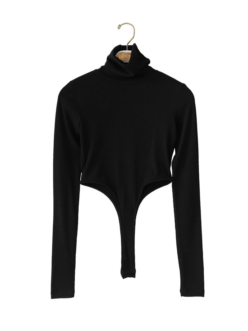 TURTLENECK RIBBED BODY SUIT