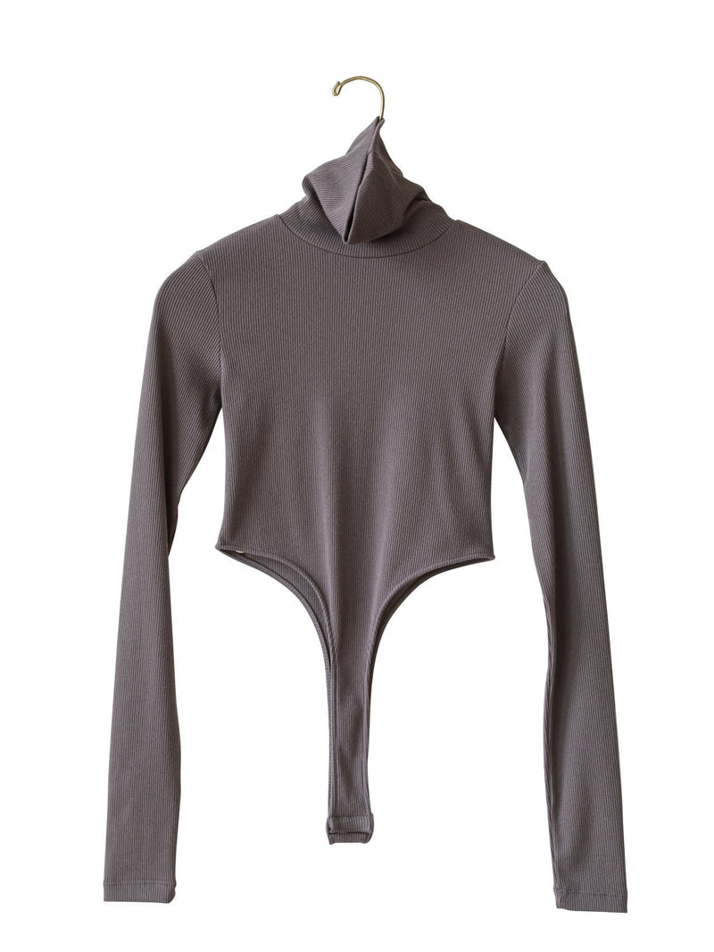 TURTLENECK RIBBED BODY SUIT