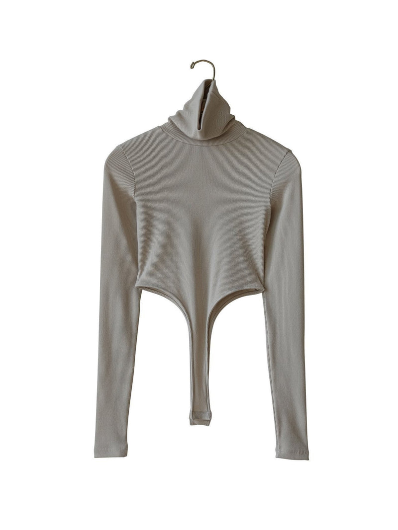 TURTLENECK RIBBED BODYSUIT