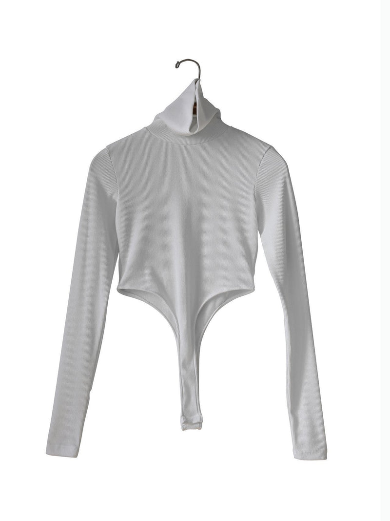 TURTLENECK RIBBED BODYSUIT