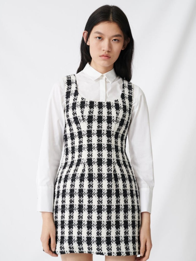 TWEED SLEEVELESS TUNIC