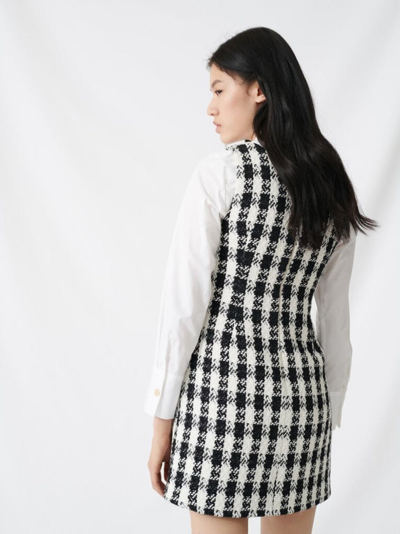TWEED SLEEVELESS TUNIC