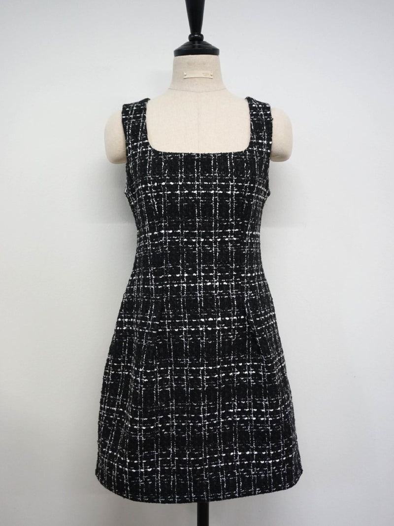 TWEED SLEEVELESS TUNIC