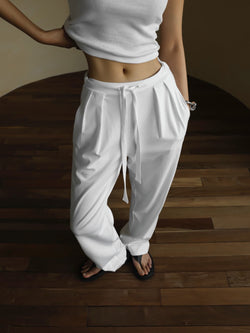 TWO PIN TUCK LOUNGE TROUSERS