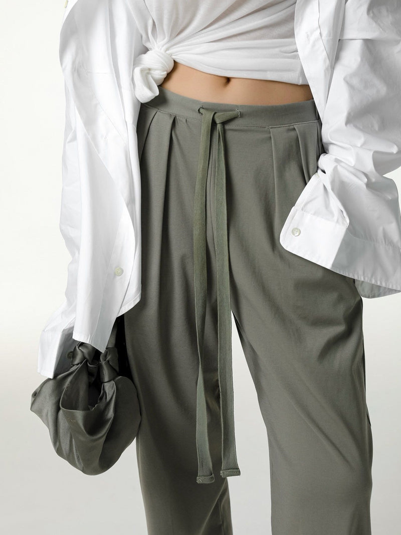 TWO PIN TUCK LOUNGE TROUSERS