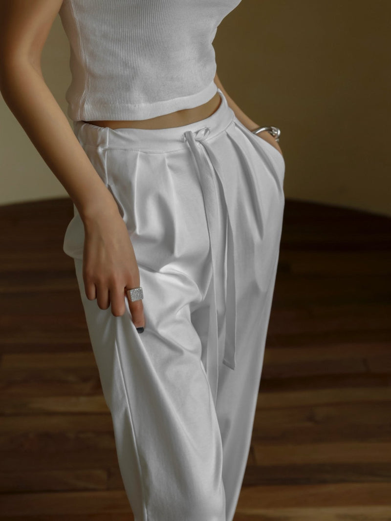 TWO PIN TUCK LOUNGE TROUSERS