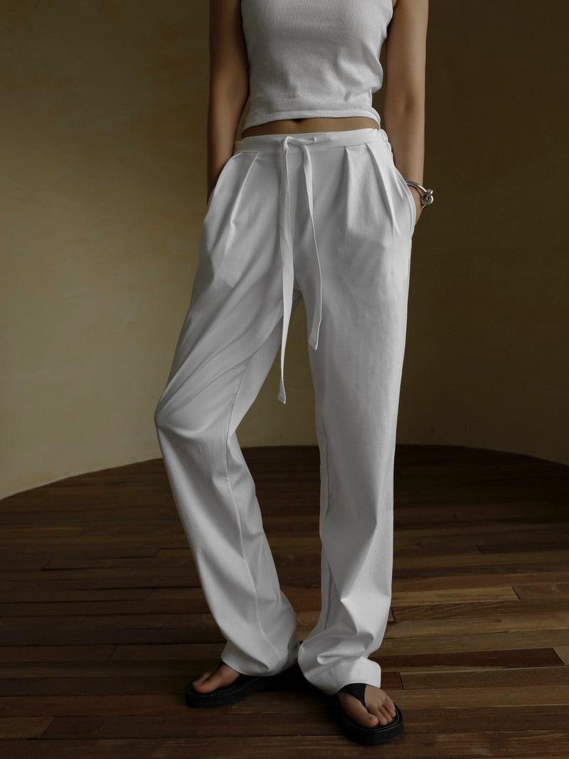 TWO PIN TUCK LOUNGE TROUSERS