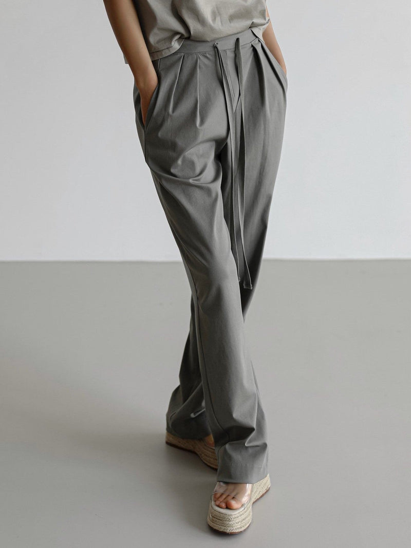 TWO PIN TUCK LOUNGE TROUSERS