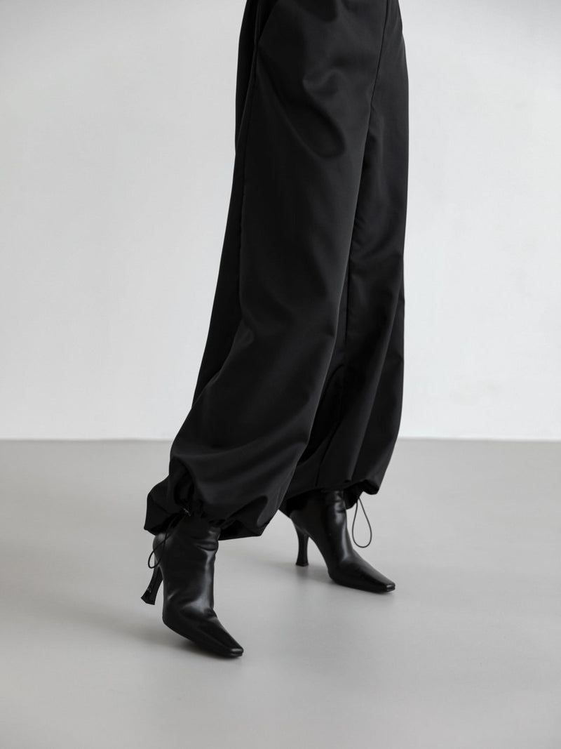 UNBALANCED WIDE JOGGER TROUSERS