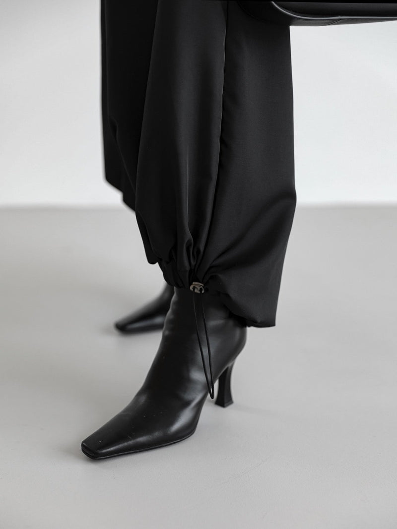 UNBALANCED WIDE JOGGER TROUSERS