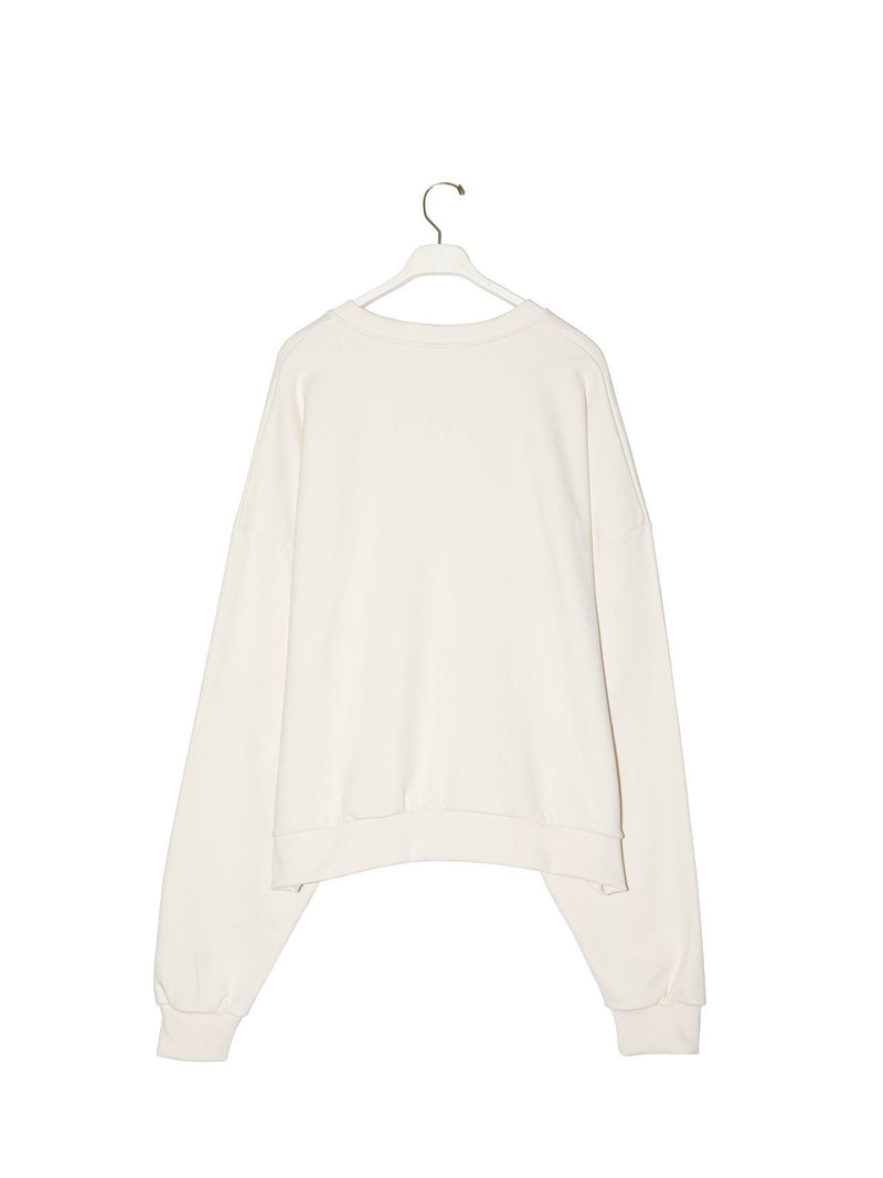 OVERSIZED V-NECK SWEATSHIRT