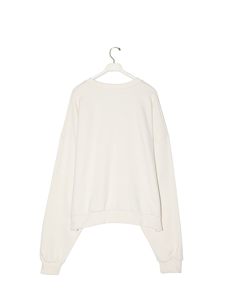OVERSIZED V-NECK SWEATSHIRT