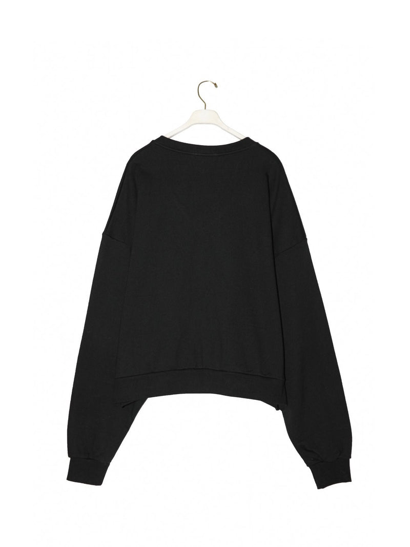 OVERSIZED V-NECK SWEATSHIRT