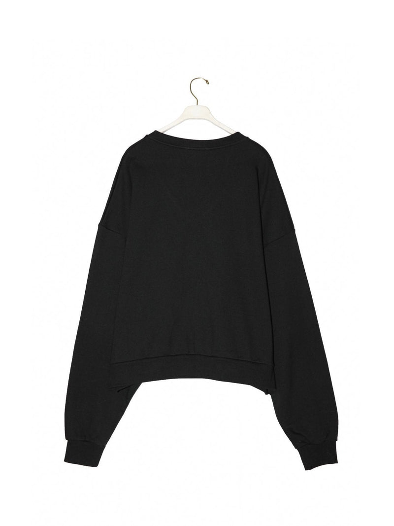 OVERSIZED V-NECK SWEATSHIRT
