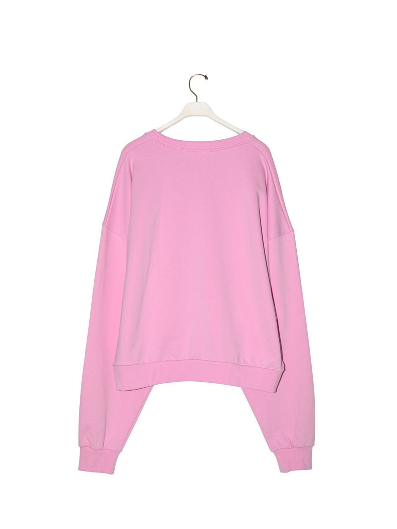 OVERSIZED V-NECK SWEATSHIRT