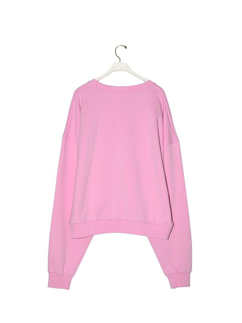 OVERSIZED V-NECK SWEATSHIRT