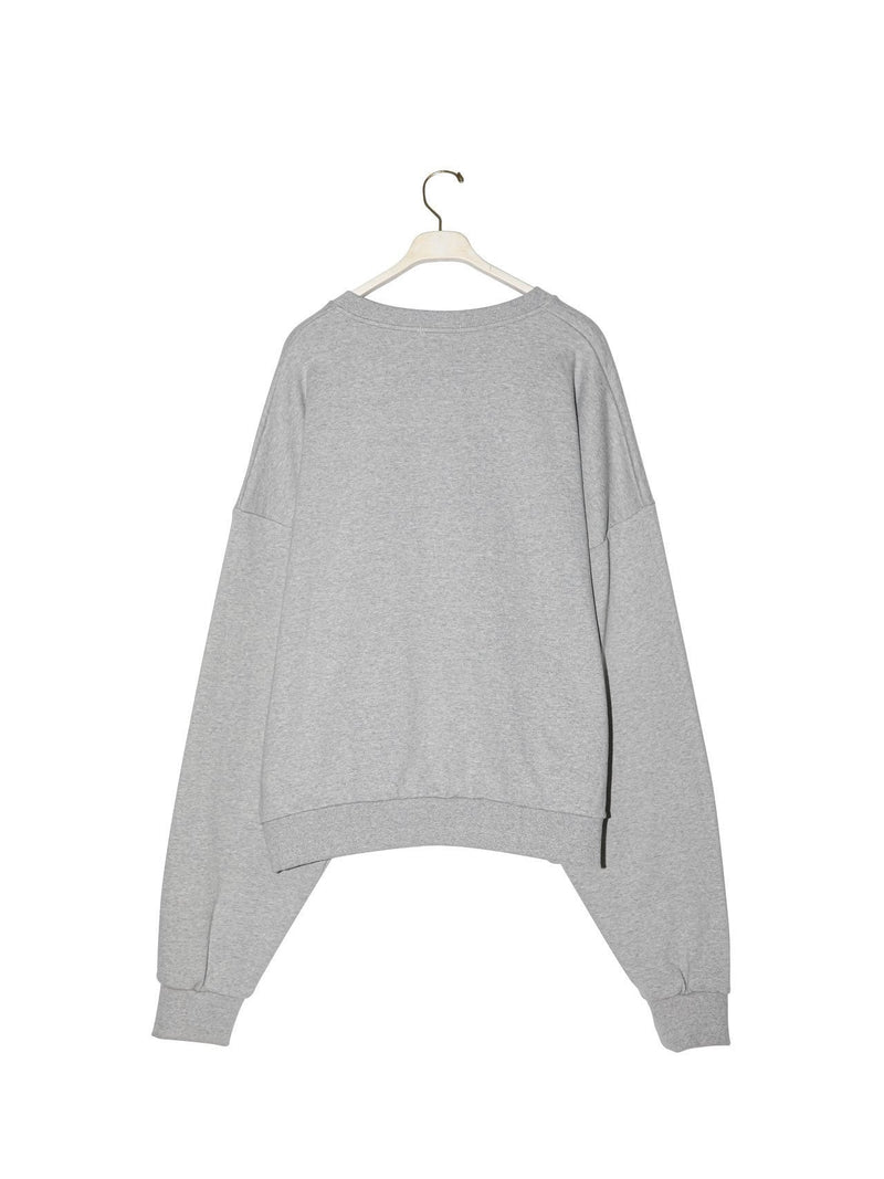 OVERSIZED V-NECK SWEATSHIRT