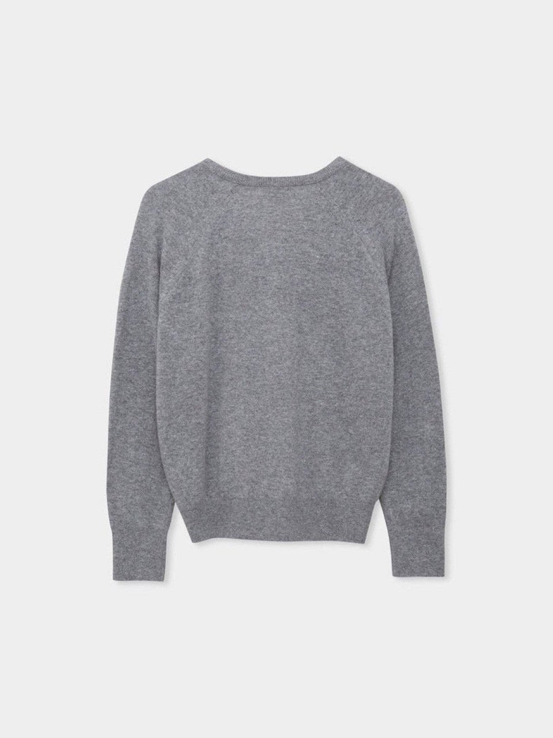 V NECK WOOL CASHMERE KNIT