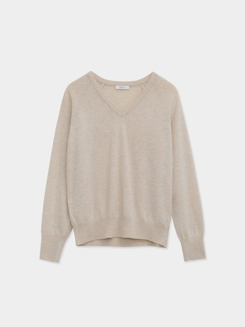 V NECK WOOL CASHMERE KNIT