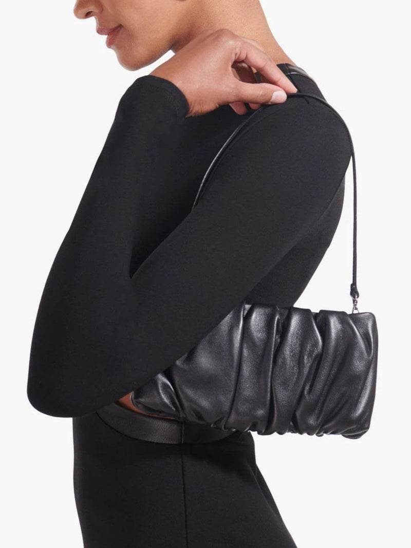 VEGAN LEATHER BEAN SHOULDER BAG