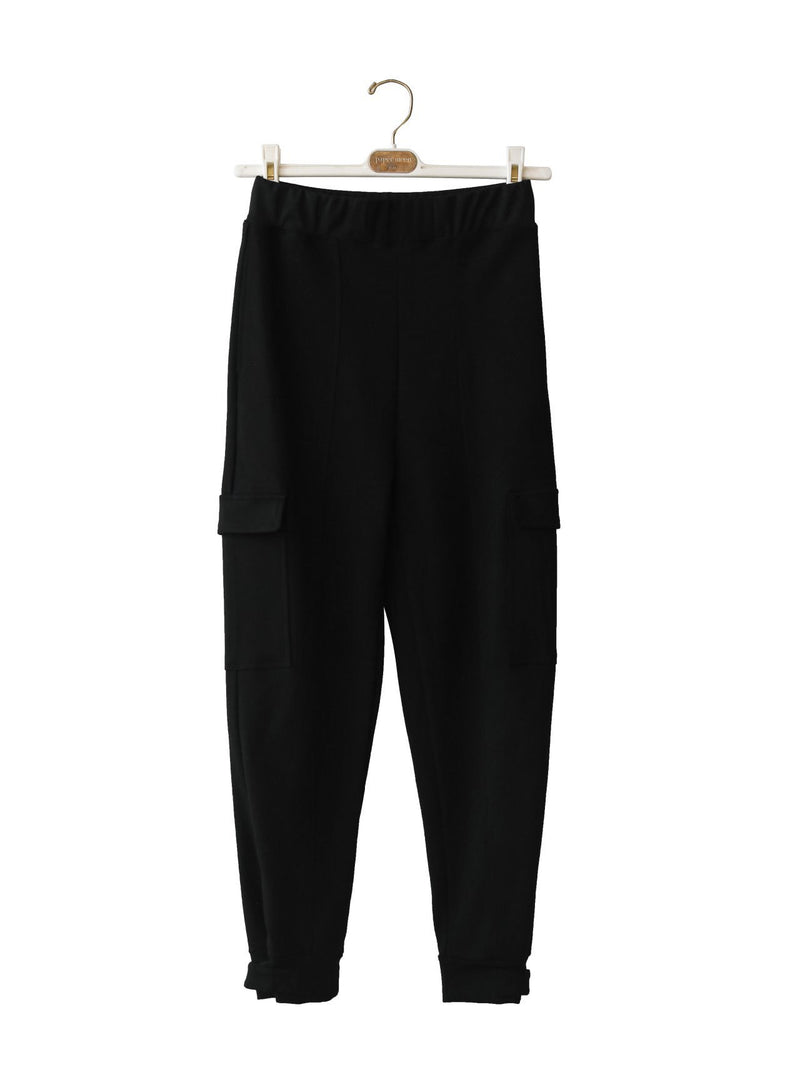 VELCRO DETAIL JOGGER TROUSERS