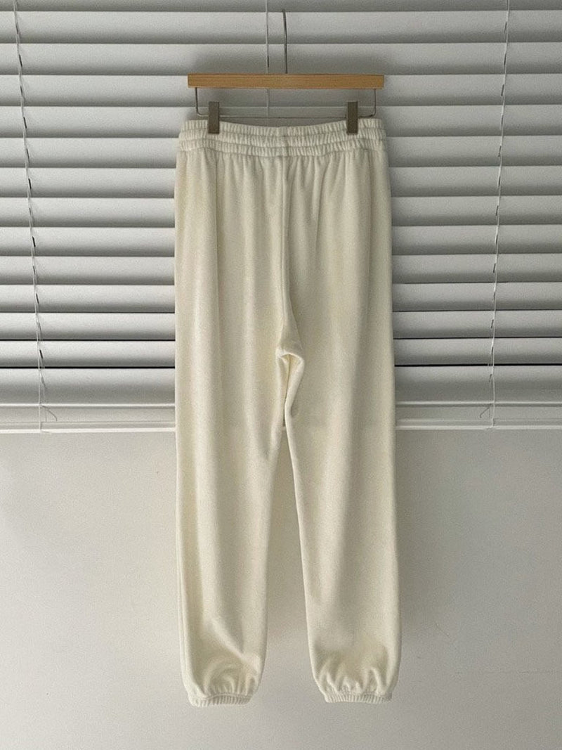 VELVET JOGGER PANTS