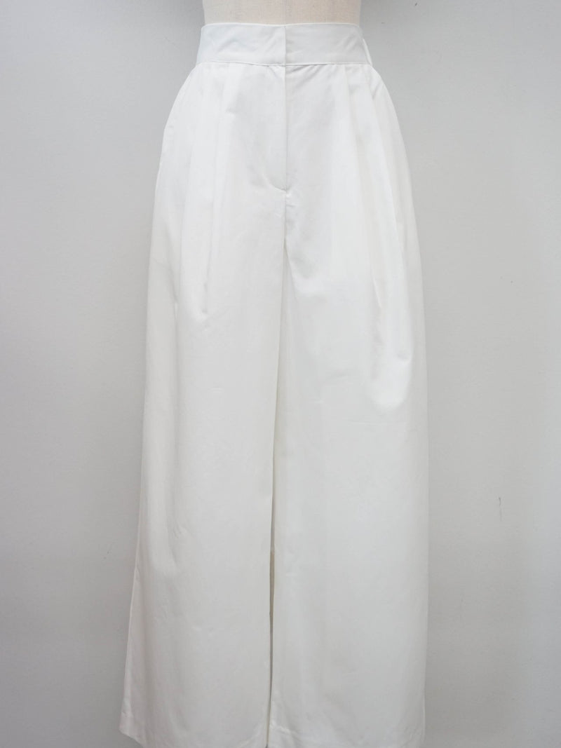 WIDE COTTON PANTS