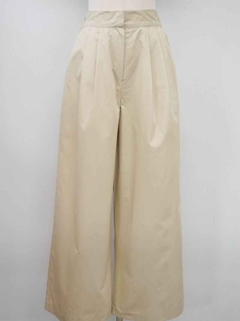 WIDE COTTON PANTS