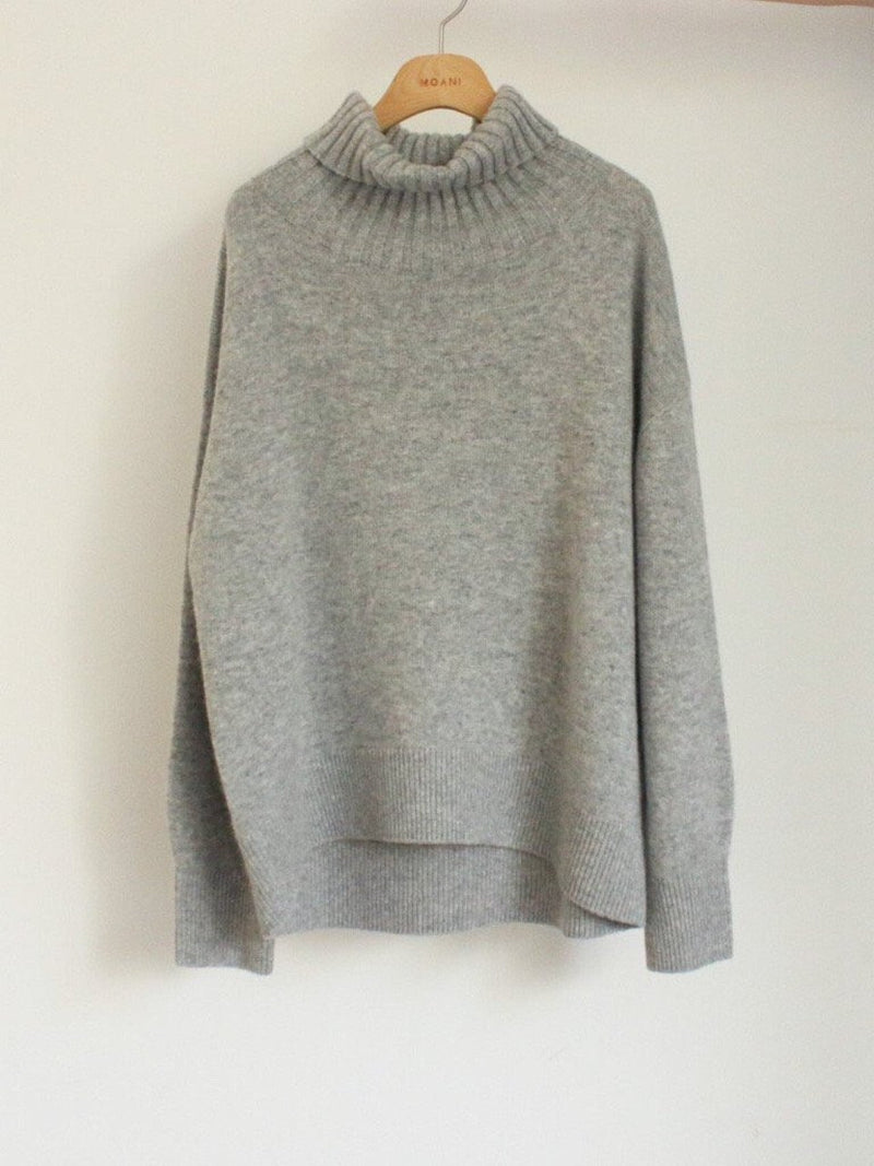 WOOL CASHMERE TURTLENECK KNIT