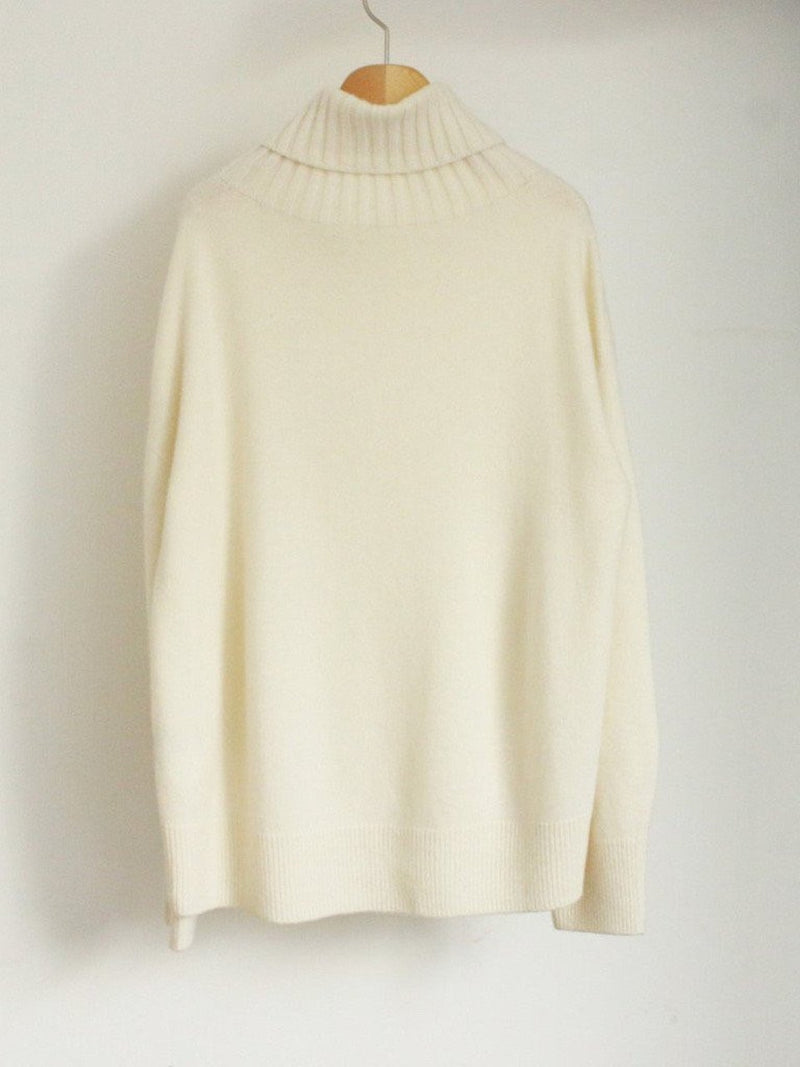 WOOL CASHMERE TURTLENECK KNIT