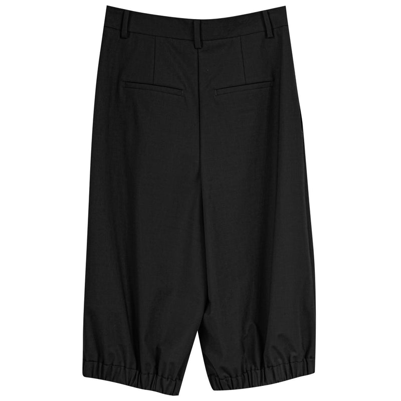 WOOL TAILORED BALLOON BLOOMER SHORTS