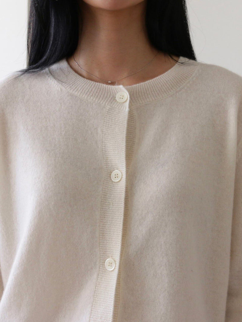 WOOL CASHMERE CARDIGAN