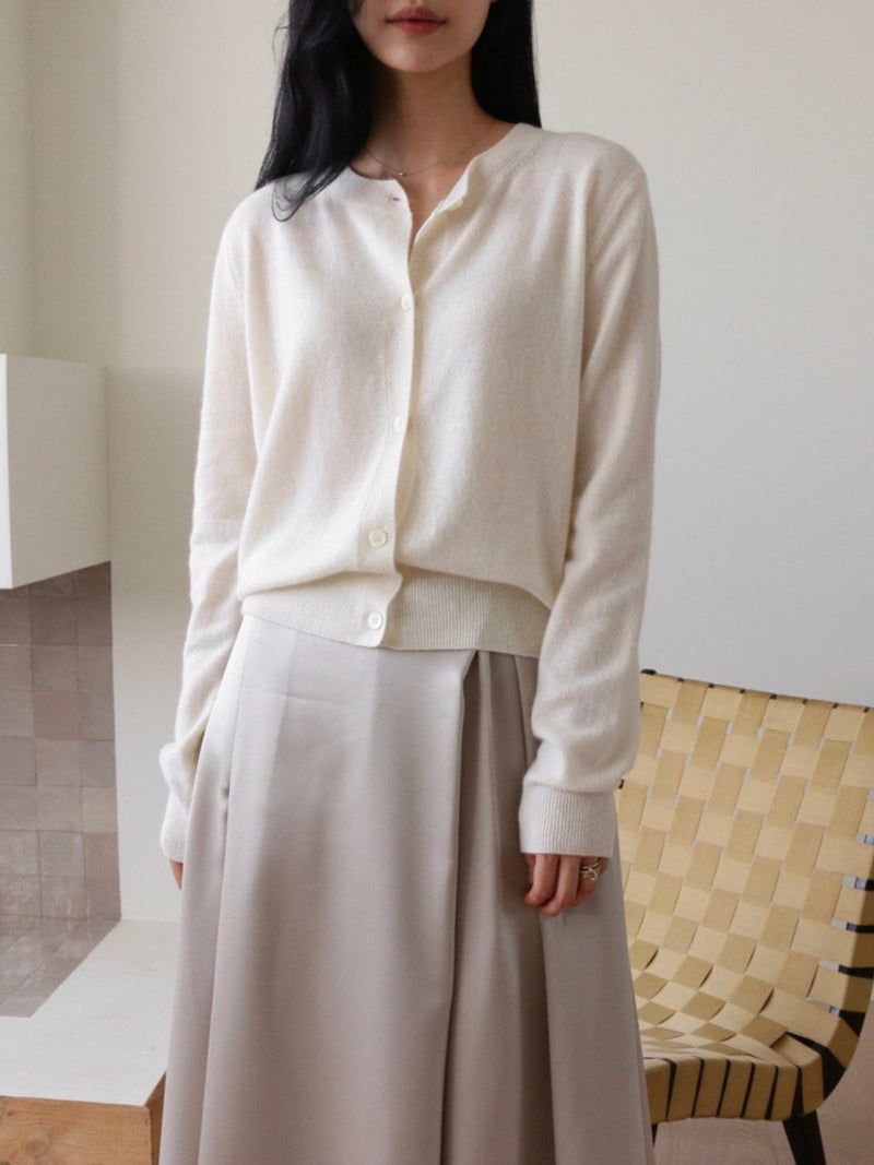 WOOL CASHMERE CARDIGAN