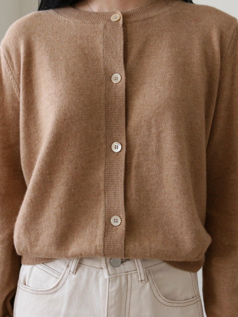 WOOL CASHMERE CARDIGAN