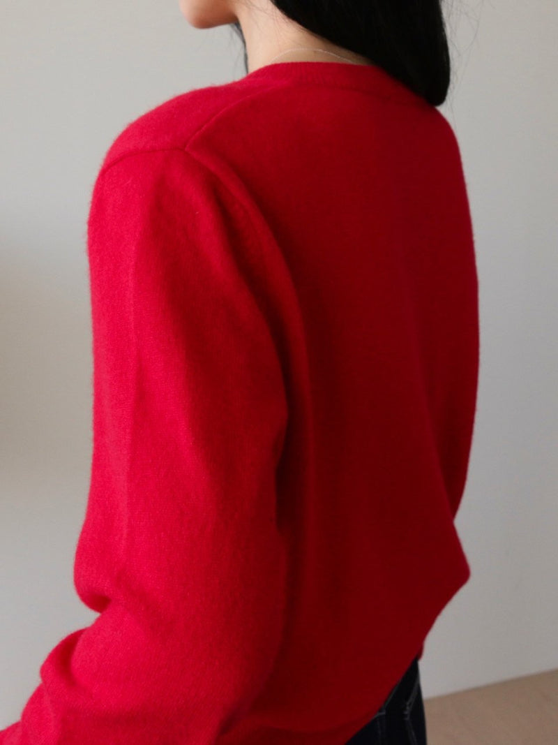 WOOL CASHMERE CARDIGAN